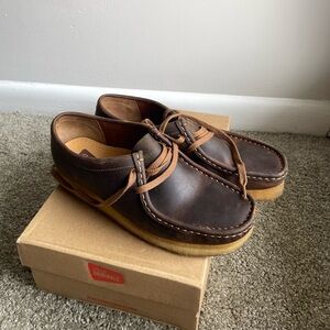 Clarks Dark Brown Leather Loafers